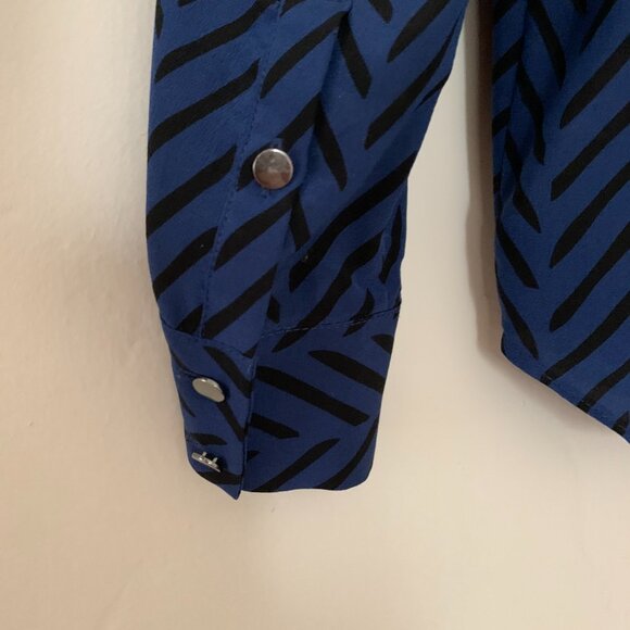 Madewell et Sézane Silk Button Blouse - Picture 4 of 5